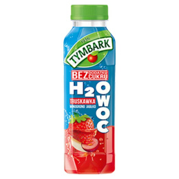 H2Owoc truskawka-winogrono-jabłko bez dodatku cukru Tymbark, 0,4l