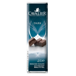 Baton z deserowej czekolady słodzony maltitolem Cavalier, 44g
