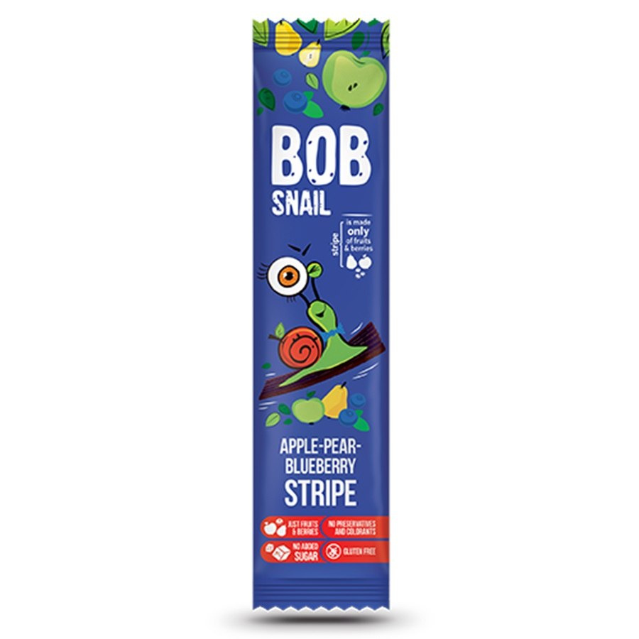 Bob Snail Stripe jabłko-gruszka-borówka, 14g