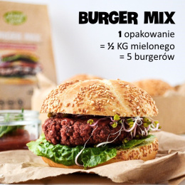 Vegan Burger Mix roślinny zamiennik mięsa Cultured Foods, 200g