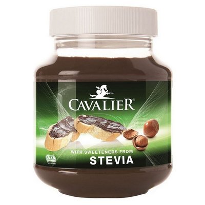 Krem czekoladowo-orzechowy bez dodatku cukru Cavalier 380g
